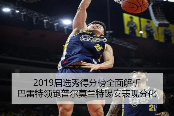2019届选秀得分榜全面解析 巴雷特领跑普尔莫兰特锡安表现分化